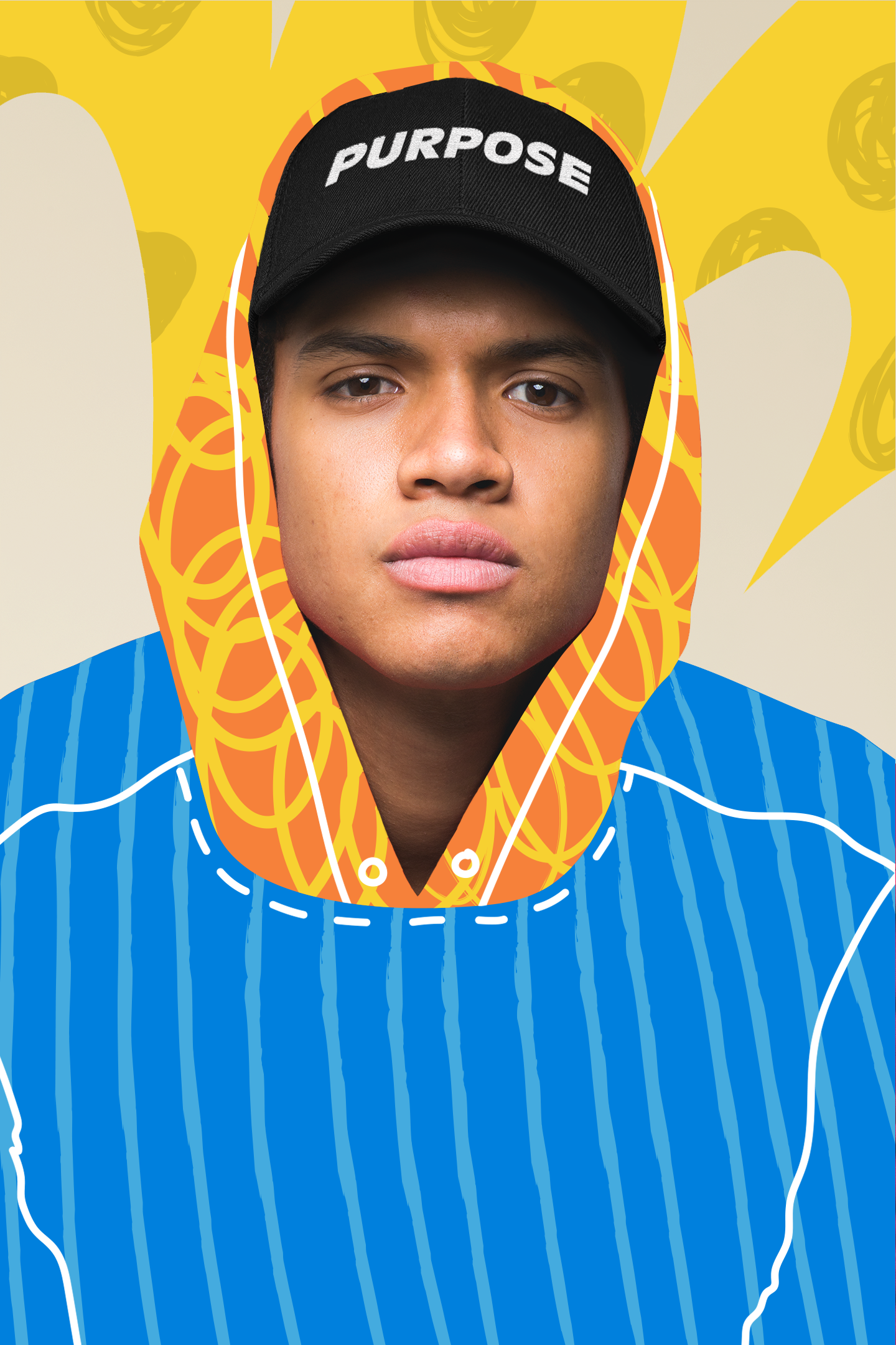"Nightlife Elements" Custom Vintage Cap – Personalized Embroidered Style with Purpose